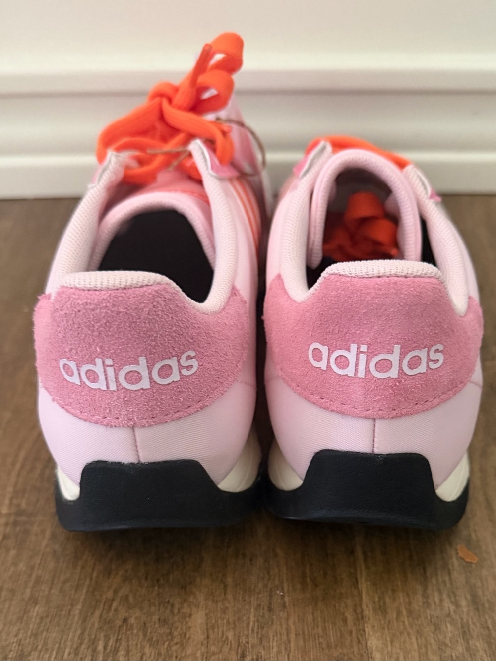 adidas Pink and Orange Women's Runvista Retro Running Sneaker, NWT, Sz 6.5 - Picture 7 of 7